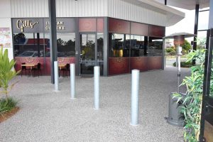 Galvanised bollards — Building Safety Products in Ormeau, QLD
