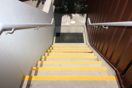 Painted stairnosing yellow - Stair Nosing Brisbane